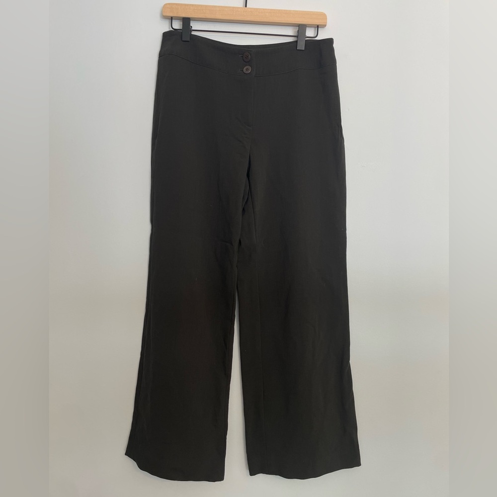 Vintage Armani Loose-fit Dress Slacks - Brown